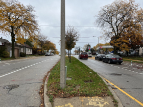 W. Lapham Boulevard Protected Bike Lane