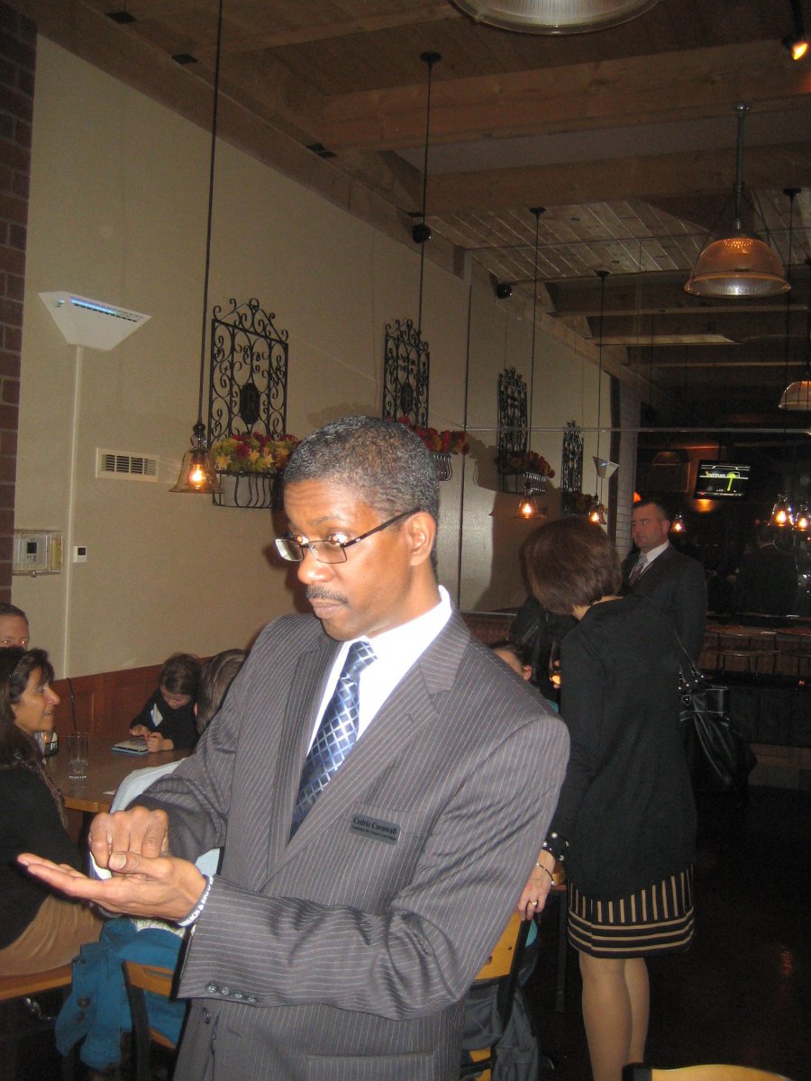Cedric Cornwall at the Riverfront Pizzeria Bar & Grill.