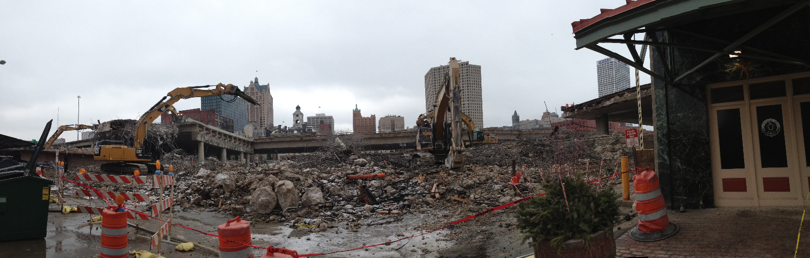 Photo Gallery: I-794 Comes Crumbling Down