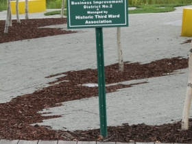 Erie Street Plaza Signage