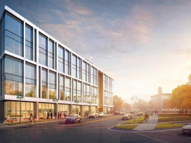 Rendering from Northeast Corner