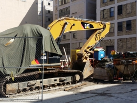 Construction of the Third Ward Kimpton Hotel.