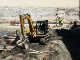 Construction of the Third Ward Kimpton Hotel.