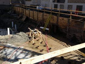 Construction of the Third Ward Kimpton Hotel.