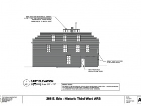 266 E. Erie St. east elevation