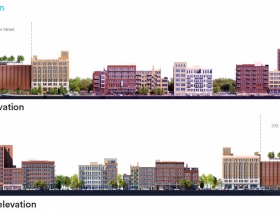 333 Tower Elevations along N. Water St.