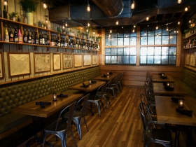 Cafe Benelux Map Room