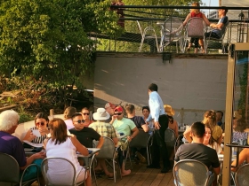 Blue Bat Kitchen & Tequilaria patio