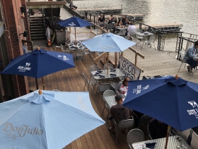 Blue Bat Kitchen & Tequilaria patio