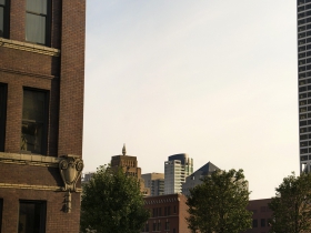 University Club seen from Cafe Benelux.