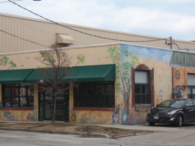 Colorful building on Jefferson Street