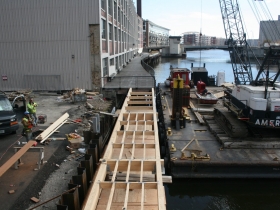 Riverwalk Construction in the Third Ward