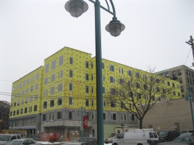 Two50Two MIAD Student Apartments nearing completion.