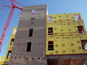 Plans showed an artists element as part of this wall.