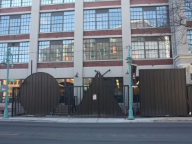 Geometric shapes at the Milwaukee Institute of Art and Design