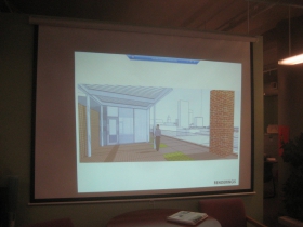 Rendering of 333 E. Chicago St. addition.