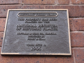Marker at 207 E. Buffalo Street