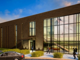 Rendering of Milwaukee Ballet's proposed building at 132 N. Jackson St