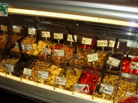 Olive fanciers might have a difficult time choosing just one selection from the deli case.