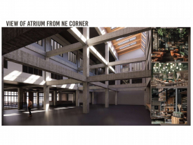 AC Marriott Third Ward Conceptual Massing of Atrium
