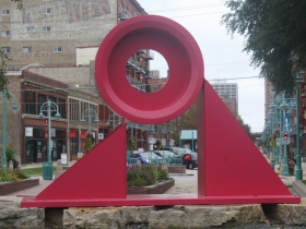 New Pink Planet by Richard Edelman in Catalano Square
