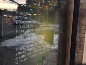 Happy Hour Specials