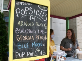 Popsicle menu