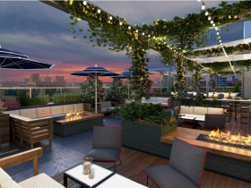 Kimpton Hotel Rooftop Rendering