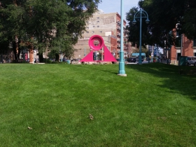 Sculpture in Catalano Square