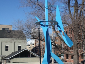 Sculpture on E. Erie Street