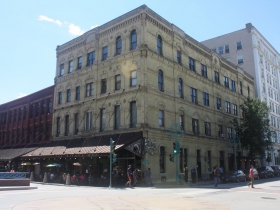 The only pre-Third Ward fire building left on St. Paul Ave. corner of Broadway