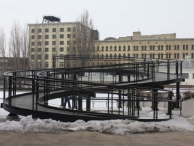 Viewing ramp on E. Buffalo Street