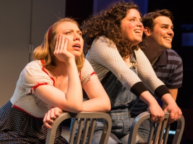 L-R is Jenna Vik, Rachael Zientek, Michael Black