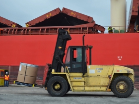 Unloading of the Federal Champlain