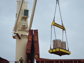 Unloading of the Federal Champlain