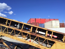 Containers at the Port of Milwaukee