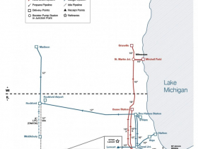 West Shore Pipe Line Co. Map
