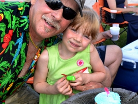 Mark Strzelecki married a Konkel, making his granddaughter Rosie a living legacy to the people of Jones Island.