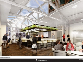 Associated Bank River Center Interior Rendering