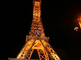MSOE Eiffel Tower at Night
