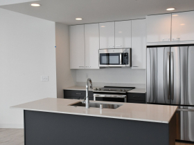 Kitchen in Two-Bedroom Unit at The Couture