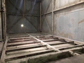 Roof Structure To Be Demolished