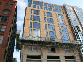 Huron and Button Block