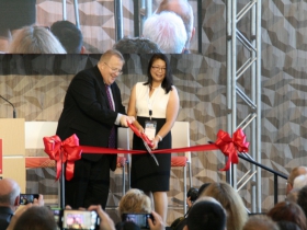 Ribbon Cutting at Diercks Hall