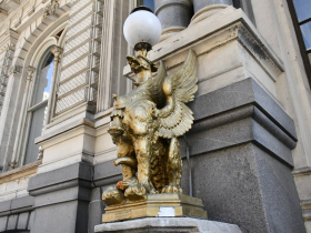 Mitchell Building Sculpture