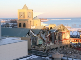 Downtown Transit Center Destruction