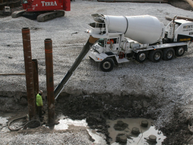 Pouring Concrete