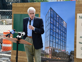 Robert Bauman at Neutral Edison Groundbreaking