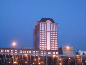 1000 North Water Street at Night