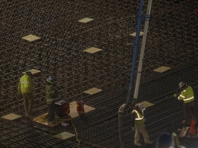 27-Hour concrete pour